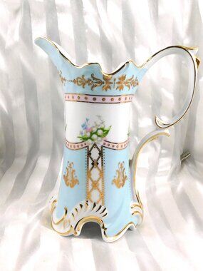 Royal Danube Blue and White Pitcher # 26961